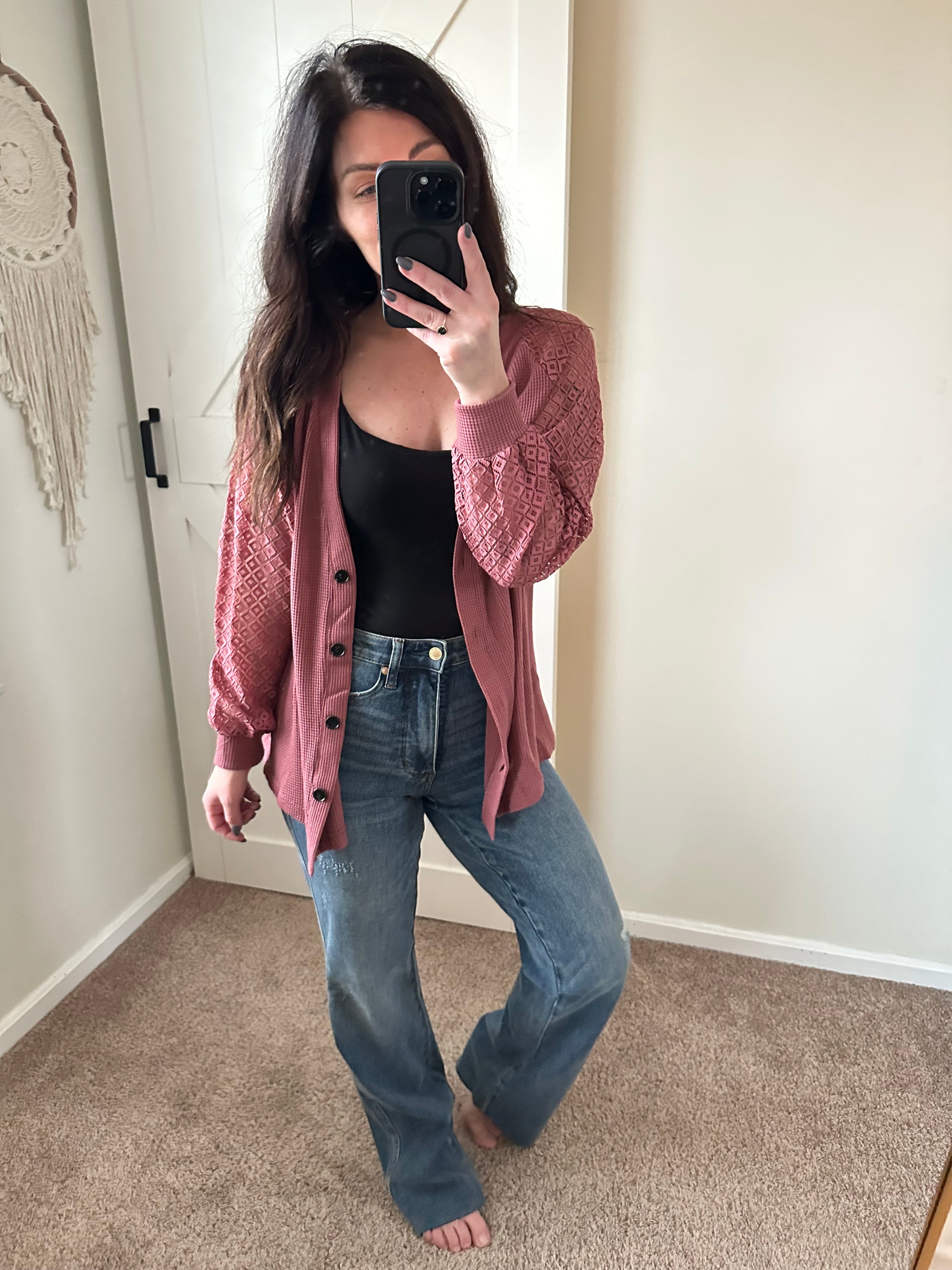 Lace Harmony Button Cardigan - PREORDER