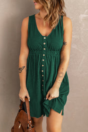 Sleeveless Button Down Dress - PREORDER