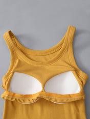 S-XL Tank with Built-In Bra - PREORDER