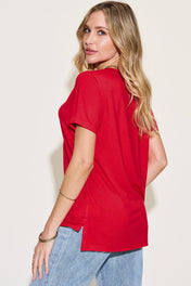 V-Neck High-Low T-Shirt - PREORDER