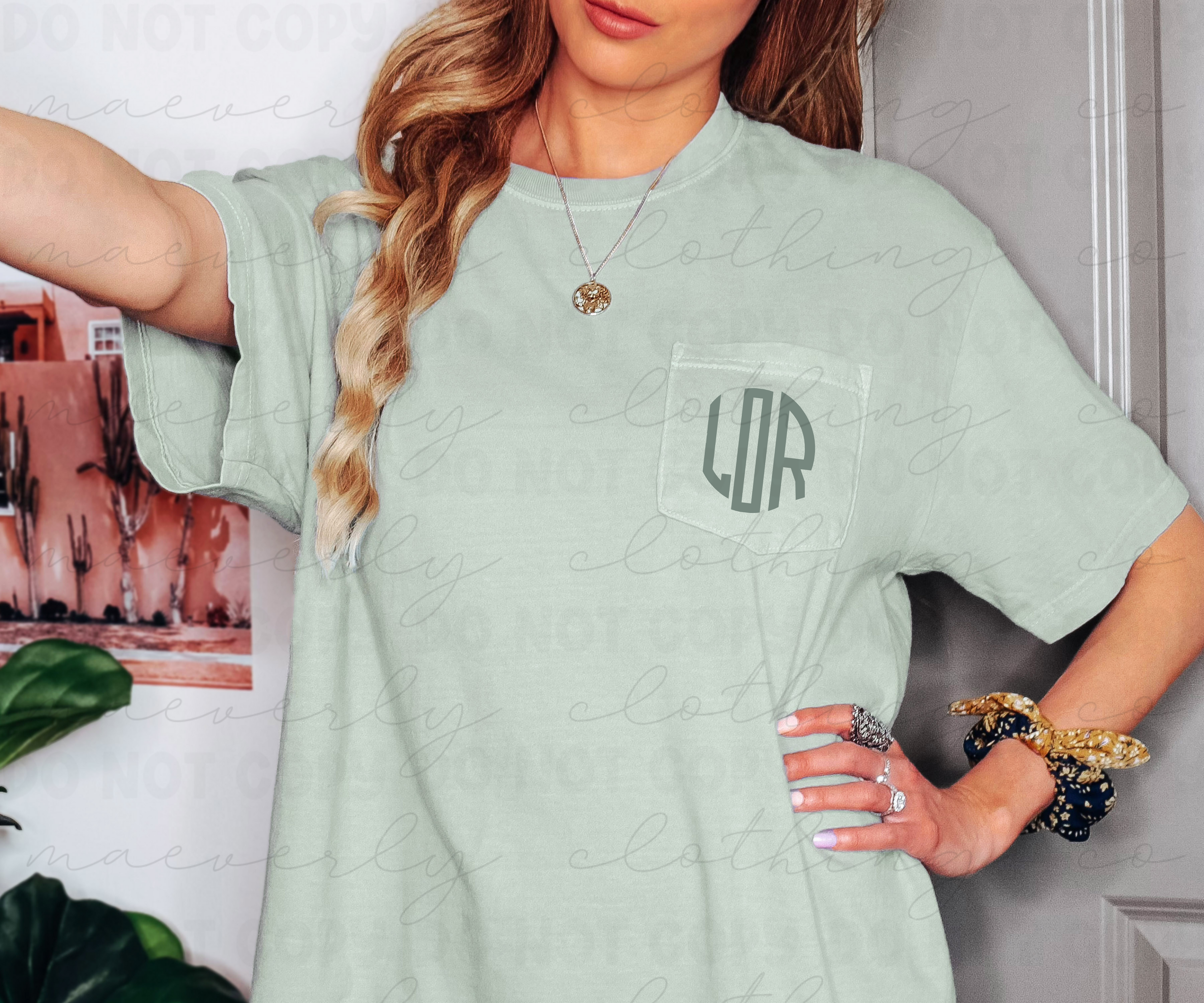 The Perfect Pocket Tee - Front Pocket + Full Back Graphic