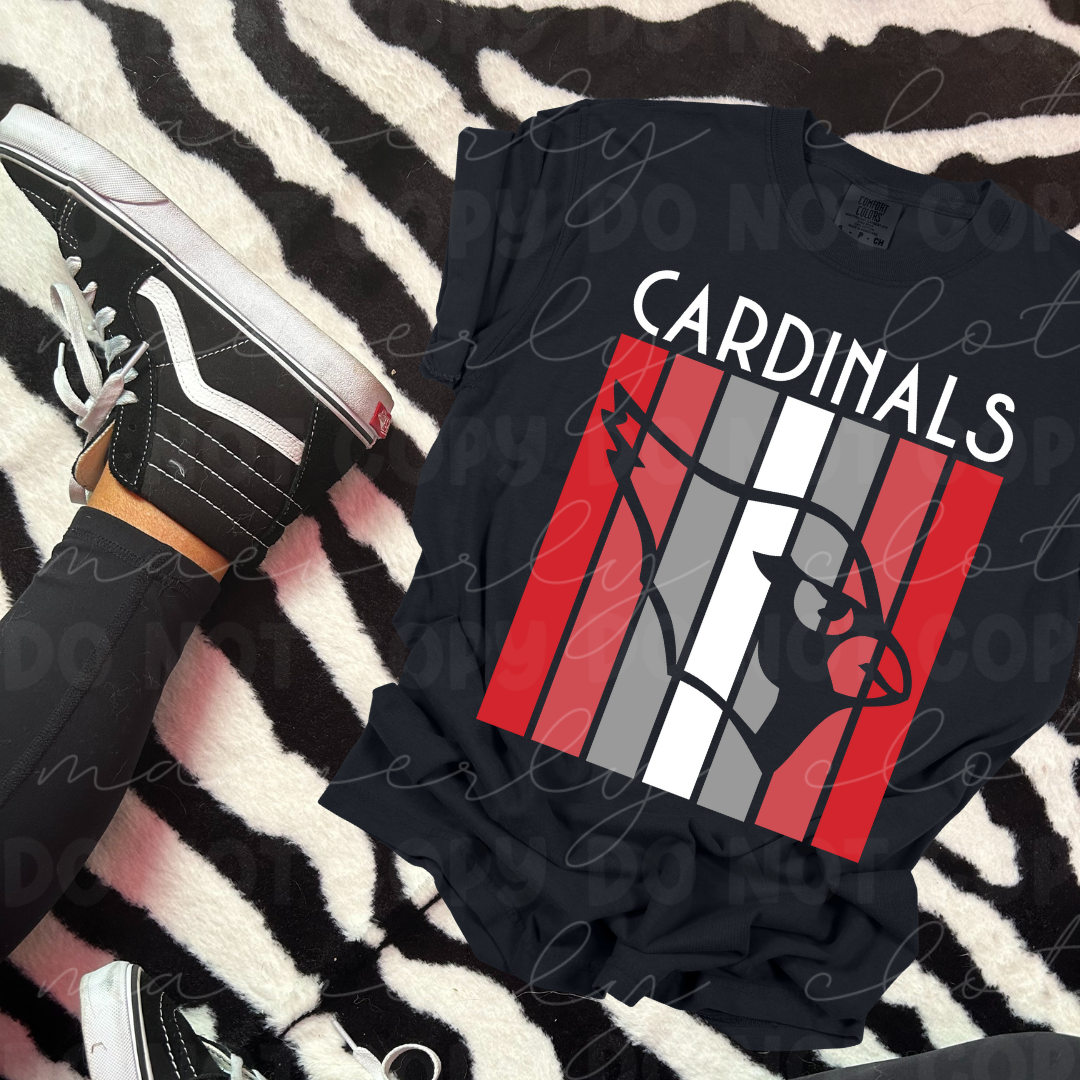 Mentor Cardinals Panel Mascot Tee/Crewneck