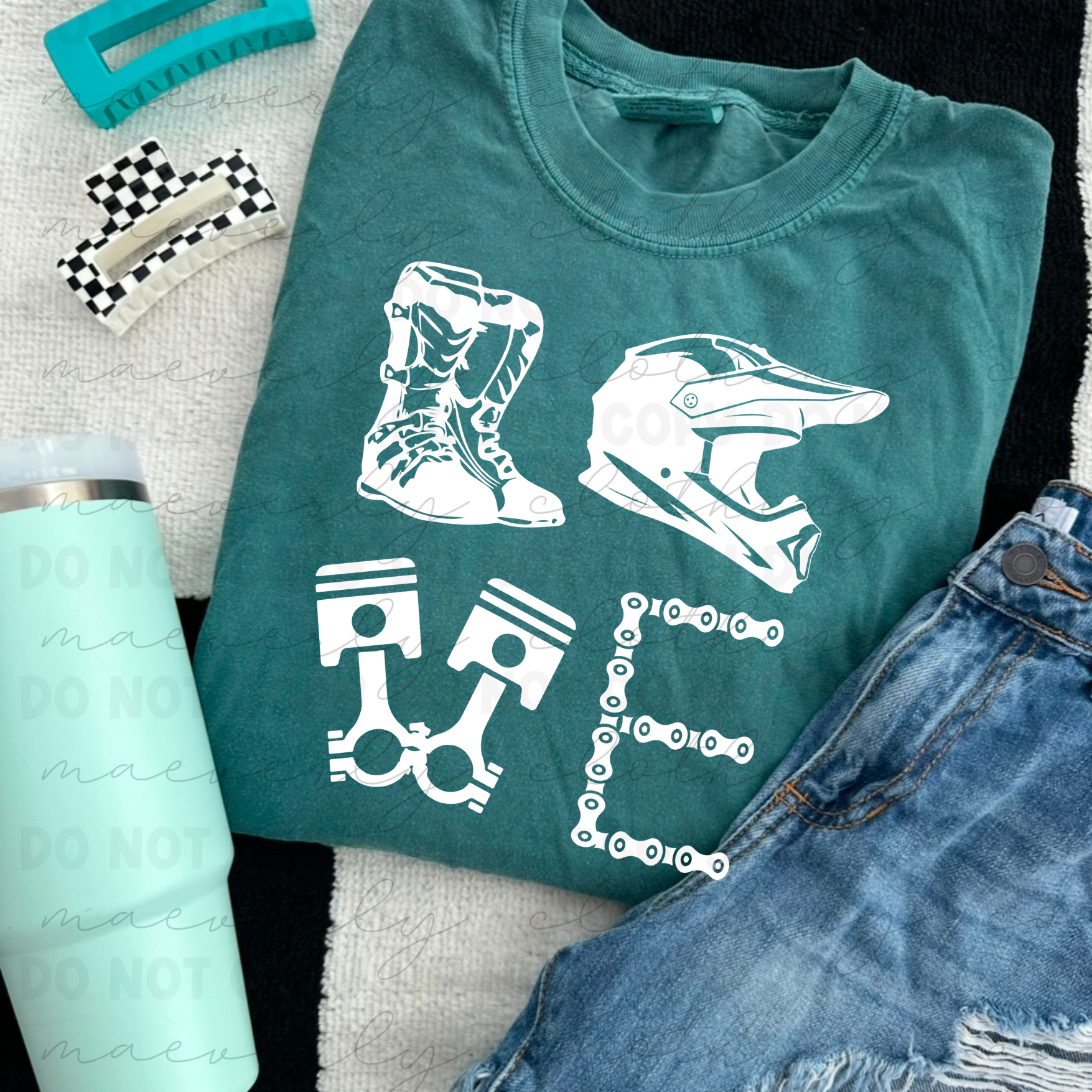 Dirt Bike Love Graphic