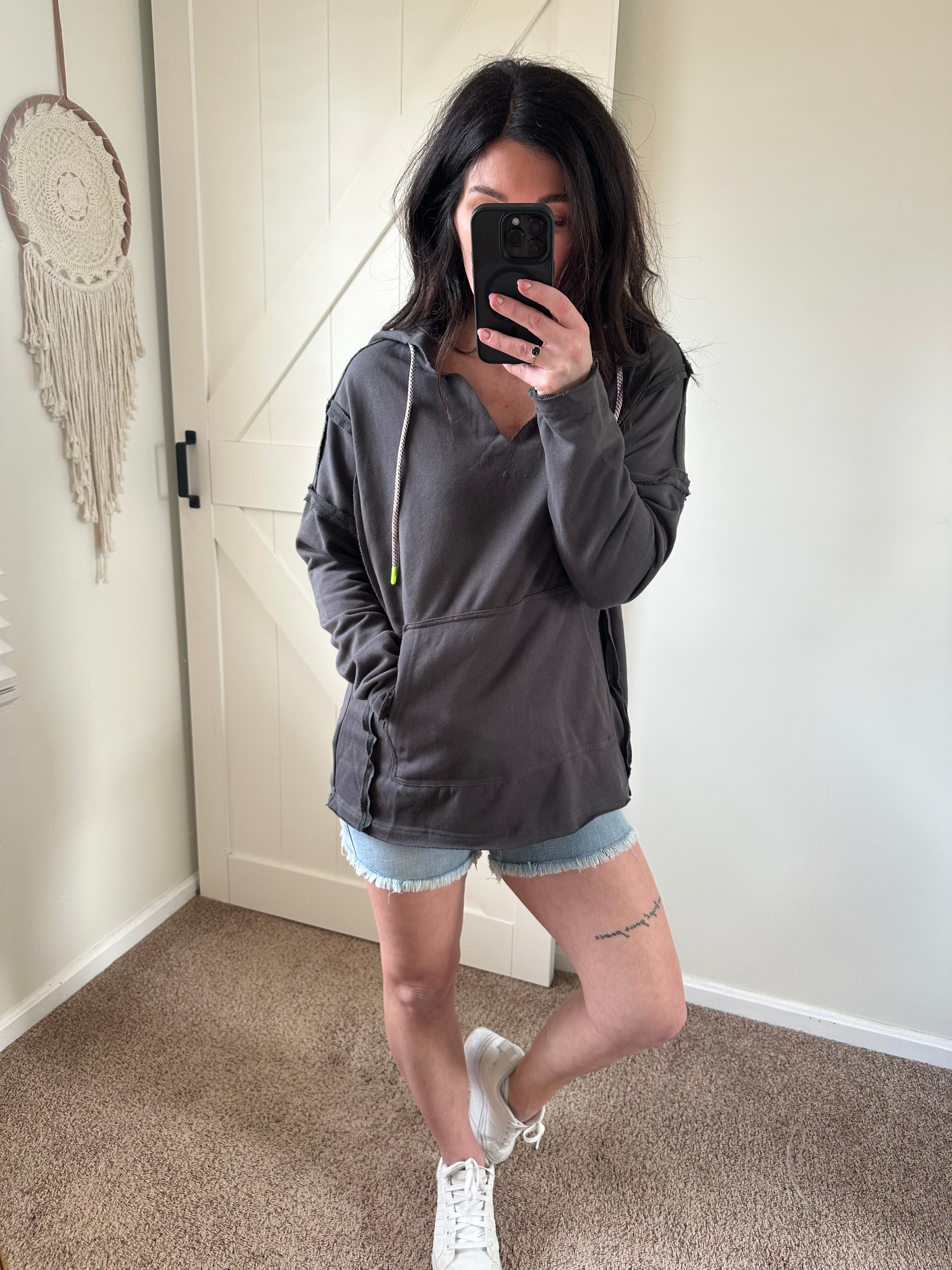 Offbeat Edge Distressed Hoodie - PREORDER