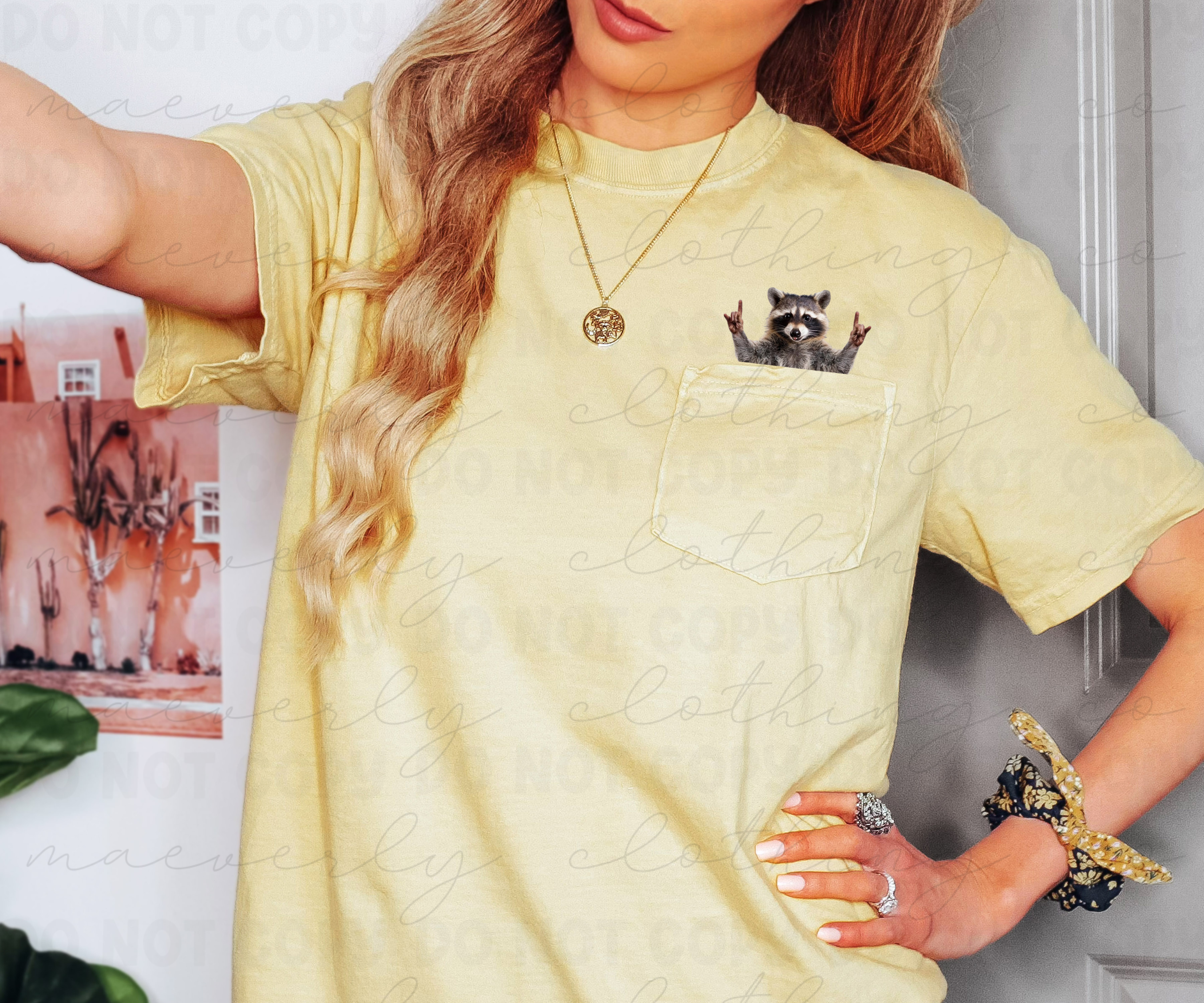 The Perfect Pocket Tee - Front Pocket Graphic