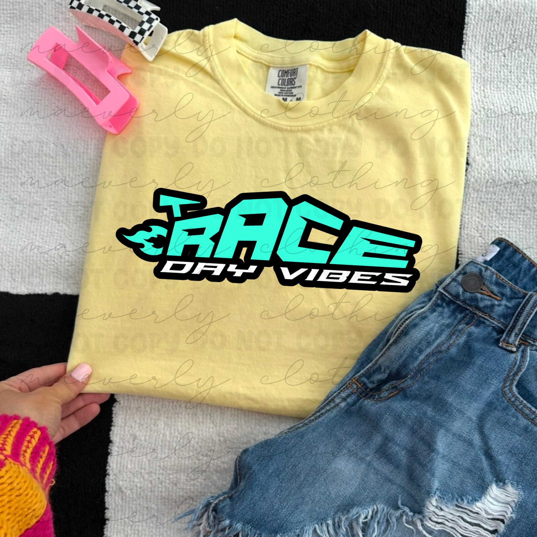 Race Day Vibes Graphic