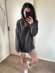 Offbeat Edge Distressed Hoodie - PREORDER