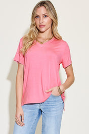 V-Neck High-Low T-Shirt - PREORDER
