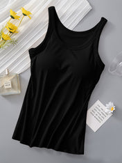 S-XL Tank with Built-In Bra - PREORDER