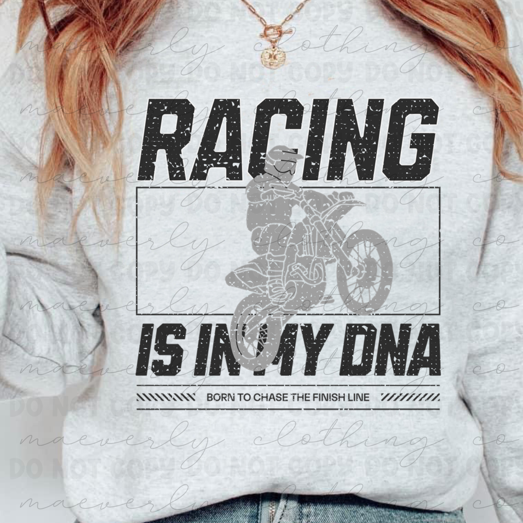 Racing is in My DNA Graphic