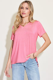 V-Neck High-Low T-Shirt - PREORDER