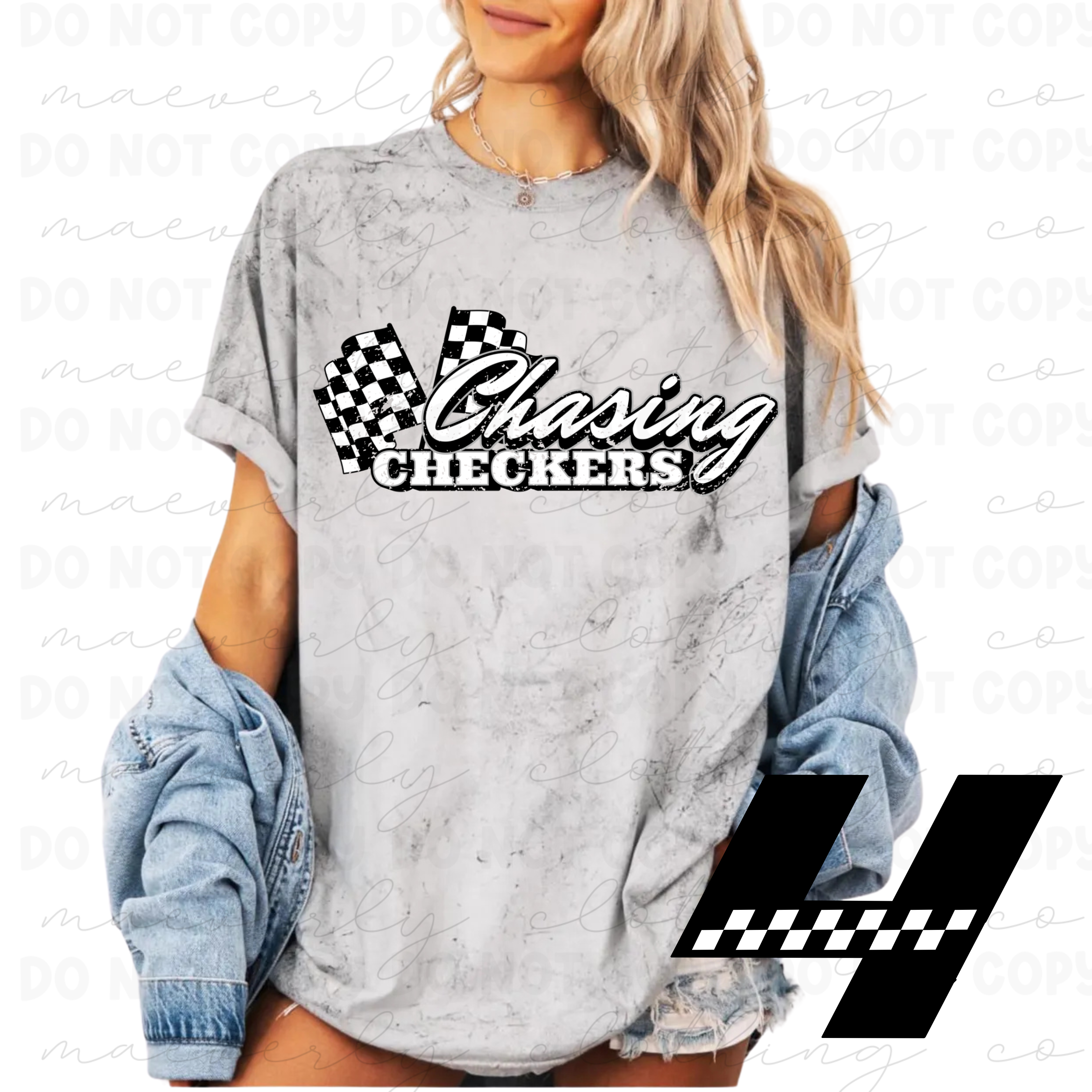 Chasing Checkers Colorblast Tee