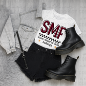 Stow Bulldogs Checkered Pride Tee/Crewneck
