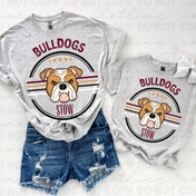Stow Bulldogs All-Star Circle Tee/Crewneck