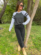 Unisex Varsity Long Sleeve Tees