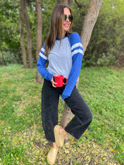 Unisex Varsity Long Sleeve Tees