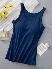 S-XL Tank with Built-In Bra - PREORDER