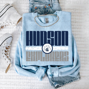 Hudson Explorers Bold Block Stack Tee/Crewneck