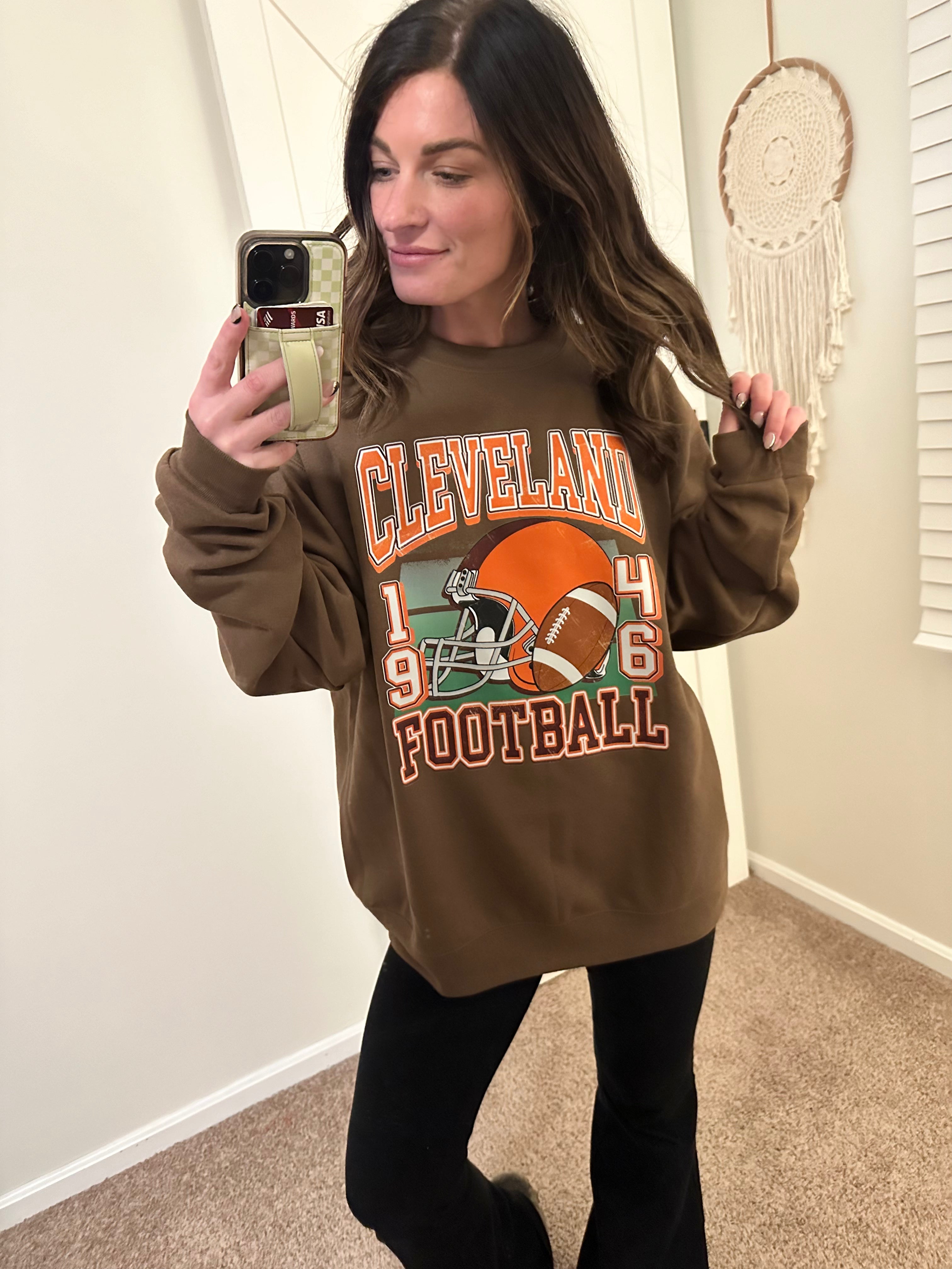 Cleveland Football Retro | Build Your Own T-Shirt/Crewneck