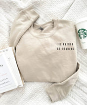 I'd Rather Be Reading Tee/Crewneck