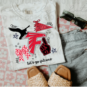 Field Falcons Pep Rally Pick Mascot Tee/Crewneck