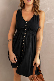 Sleeveless Button Down Dress - PREORDER