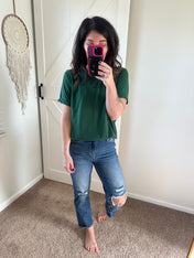 Easy Mode Basic Cuffed Tee - PREORDER