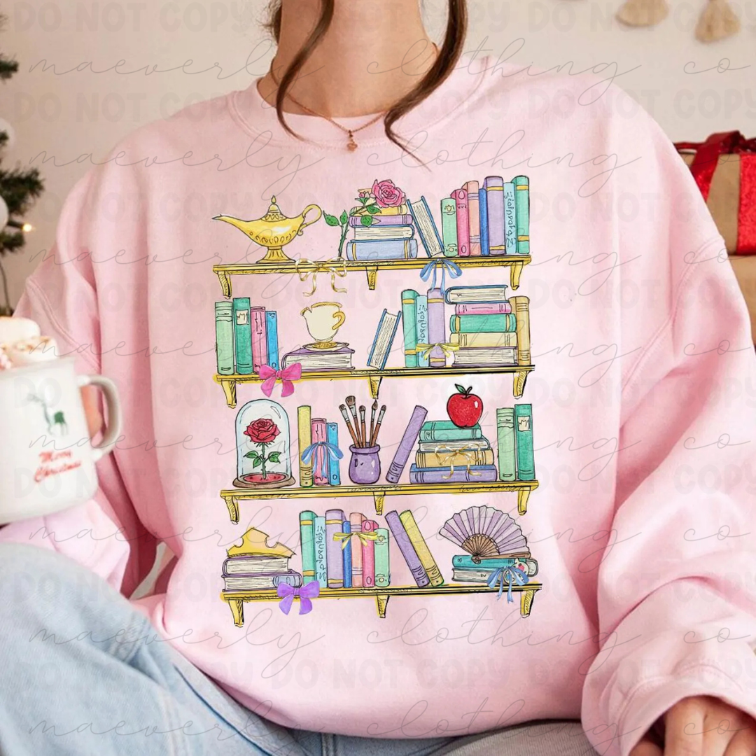 Belle's Library Tee/Crewneck
