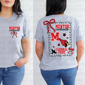Mentor Cardinals Coquette Spiritwear Graphic Preorder