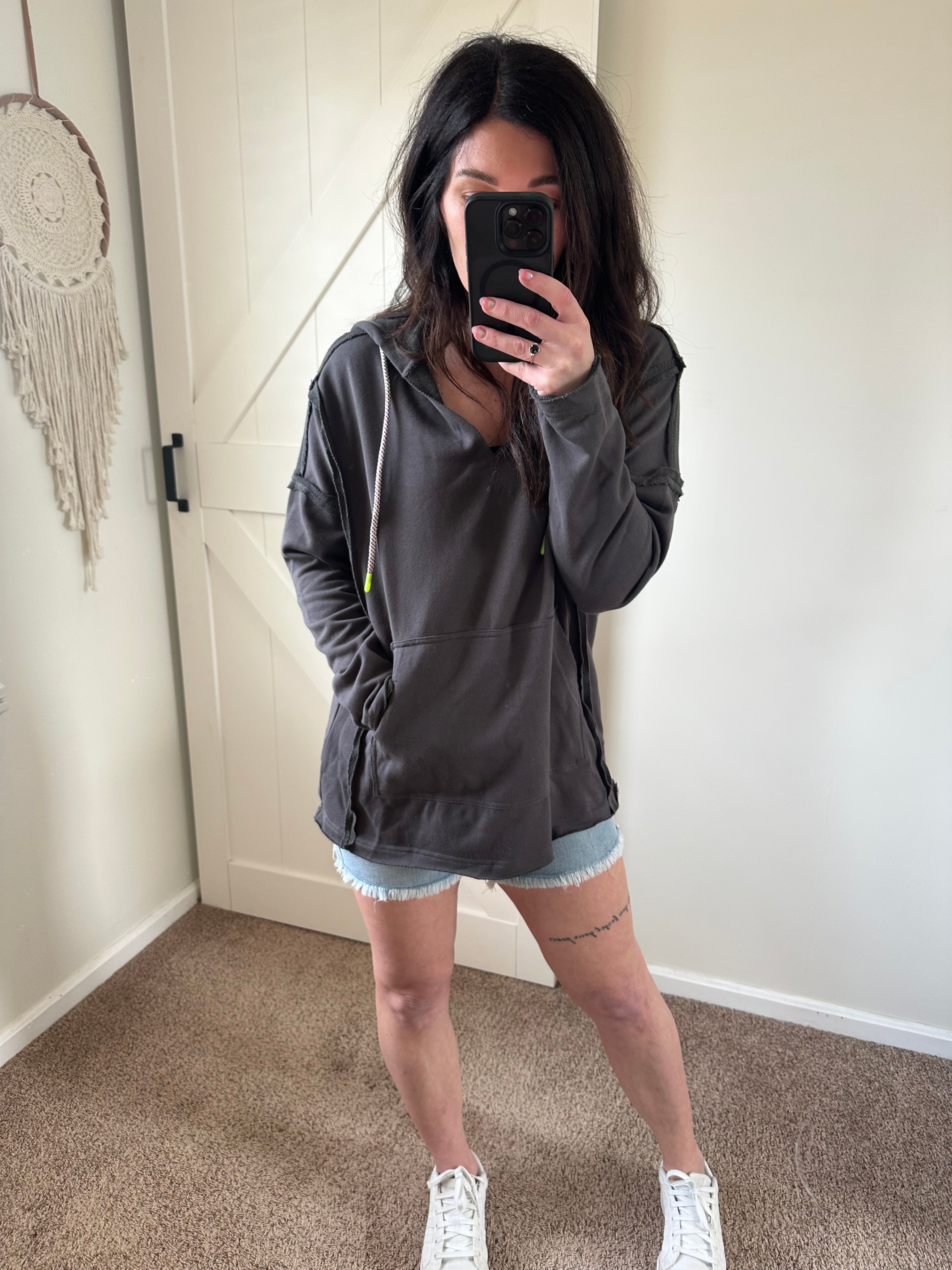 Offbeat Edge Distressed Hoodie - PREORDER