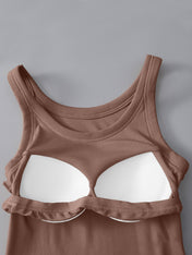 S-XL Tank with Built-In Bra - PREORDER