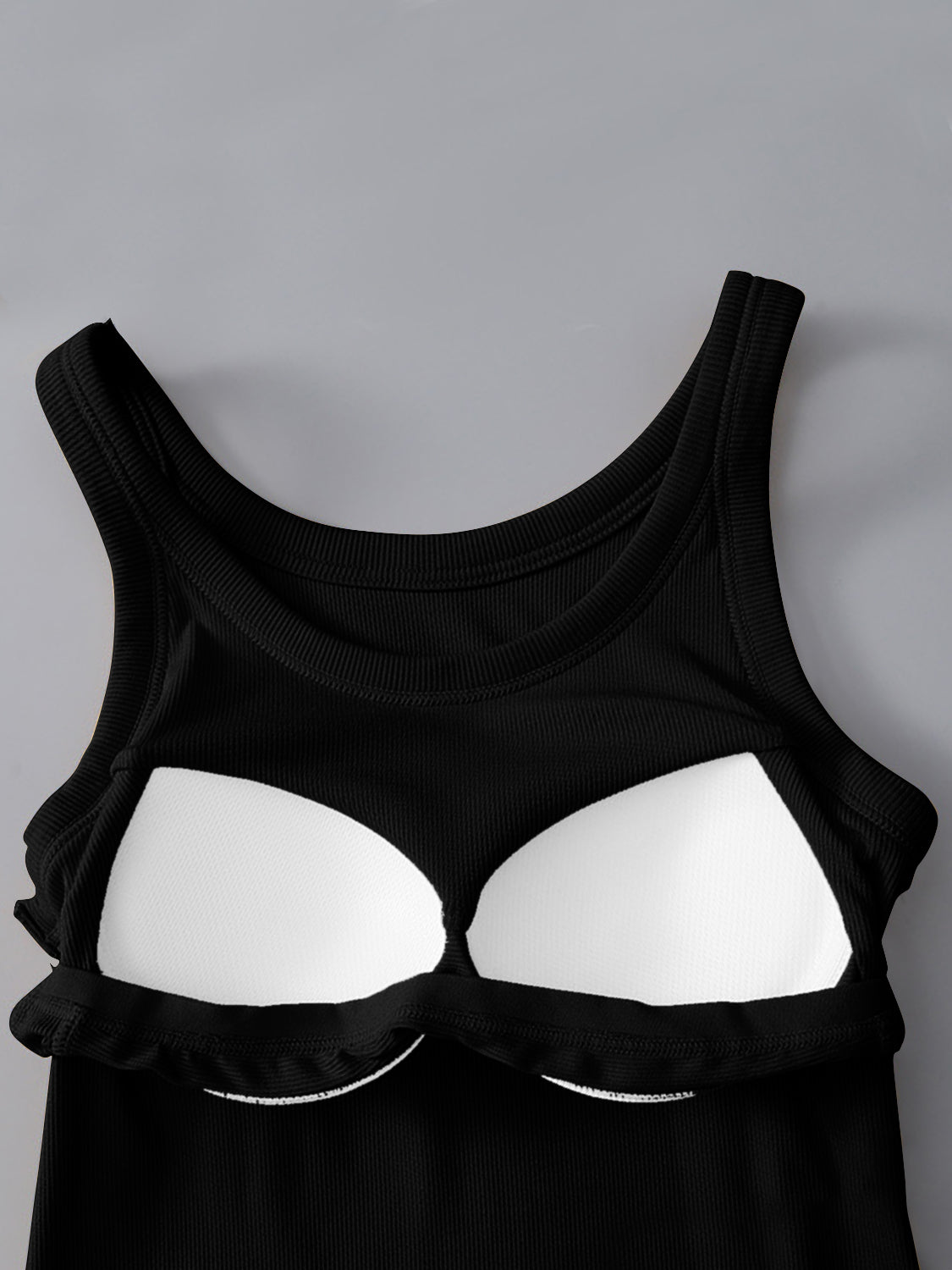S-XL Tank with Built-In Bra - PREORDER