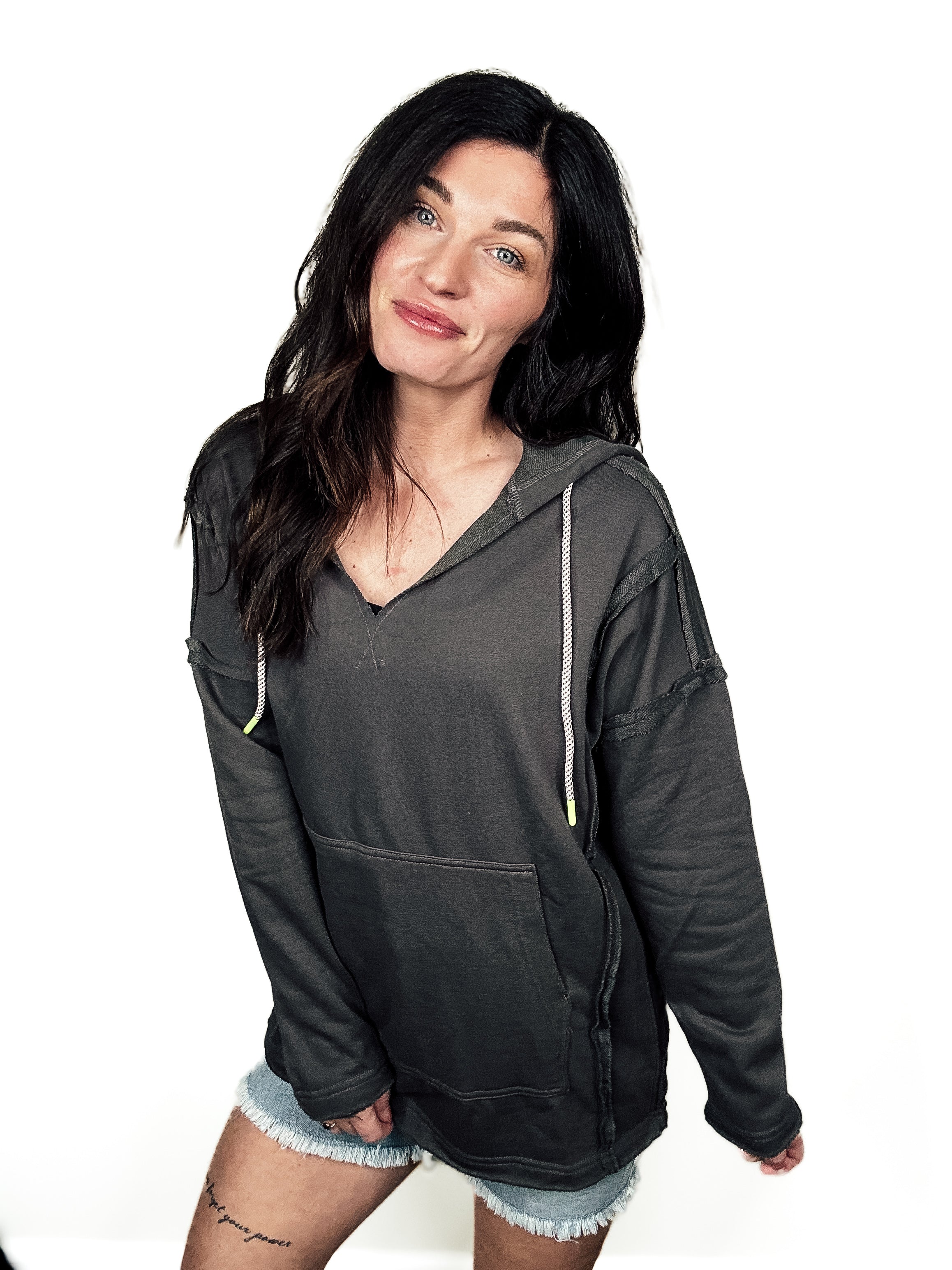 Offbeat Edge Distressed Hoodie - PREORDER