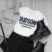 Hudson Explorers Checkered Pride Tee/Crewneck