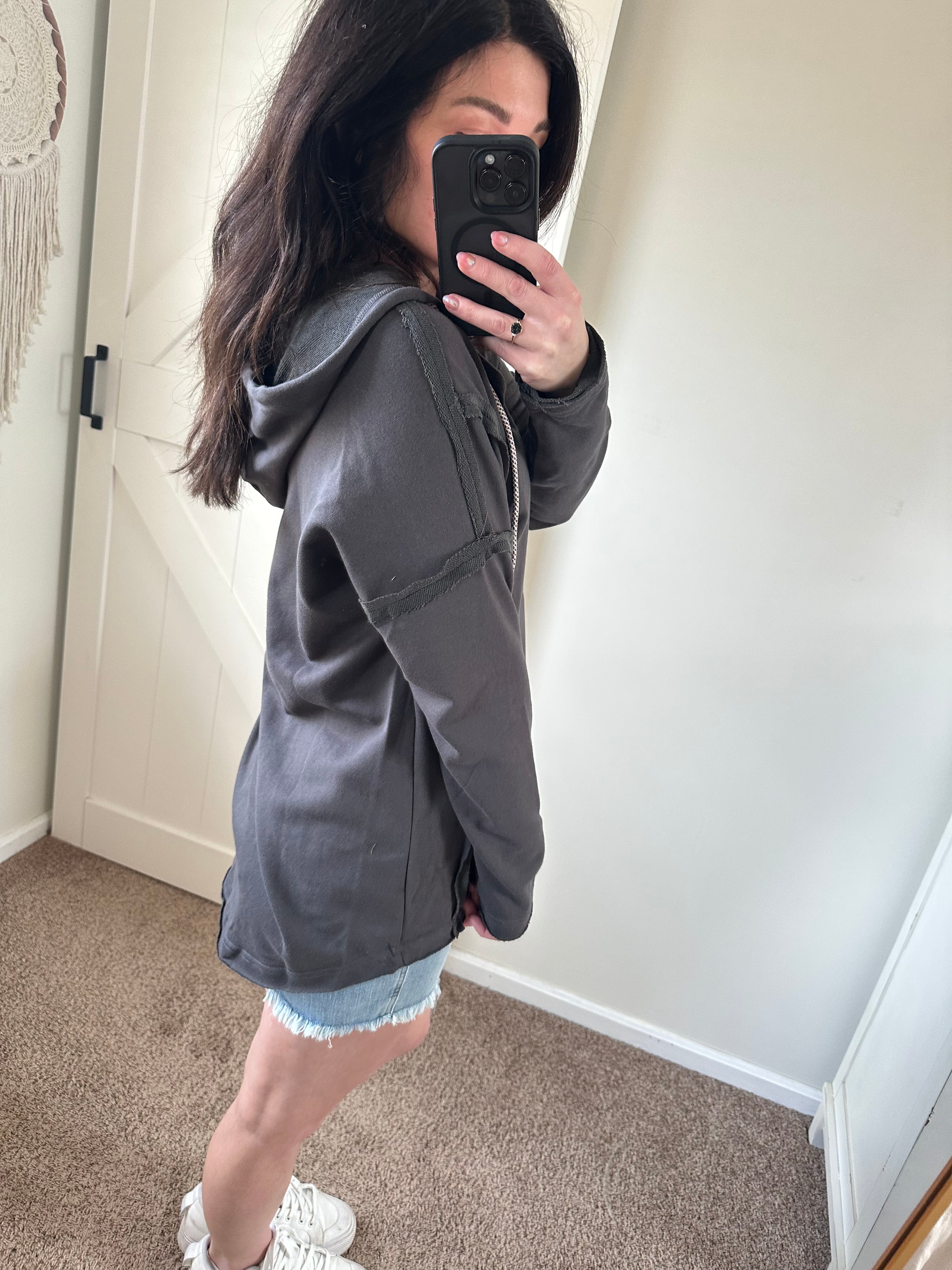 Offbeat Edge Distressed Hoodie - PREORDER