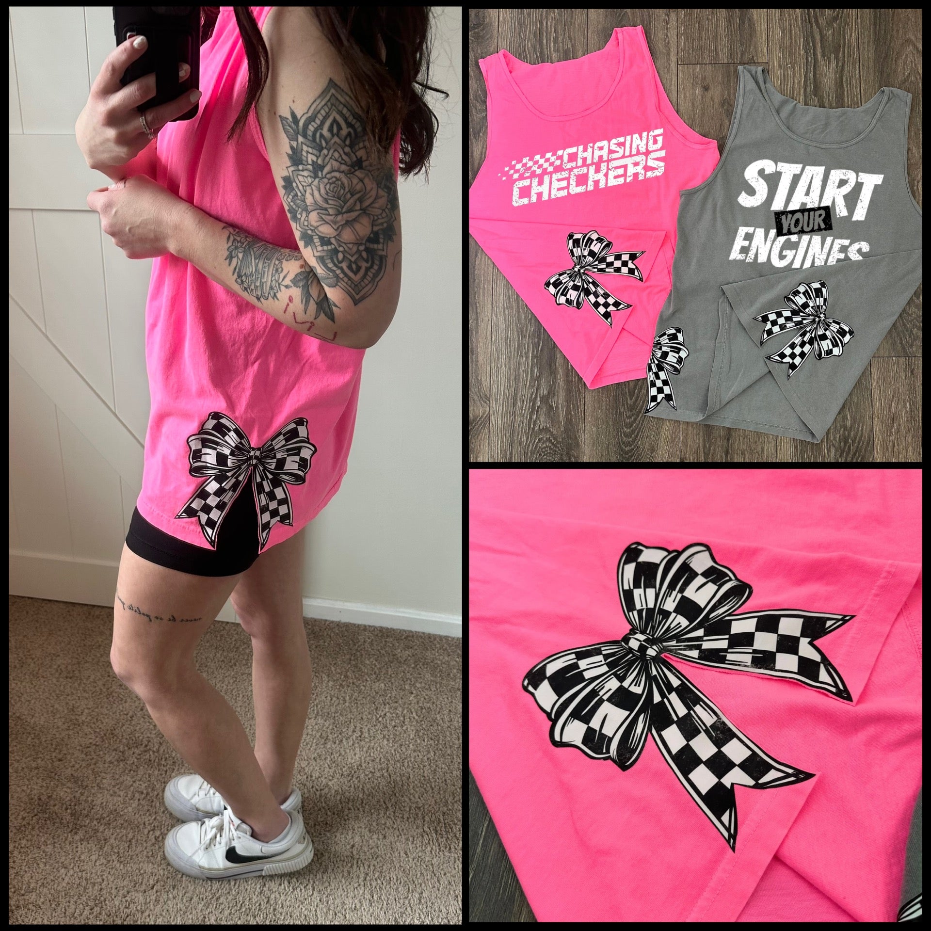 Custom Graphic Bow Tank - PREORDER