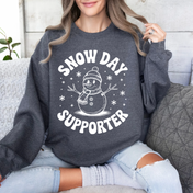 Snowman Snow Day Supporter Tee/Crewneck