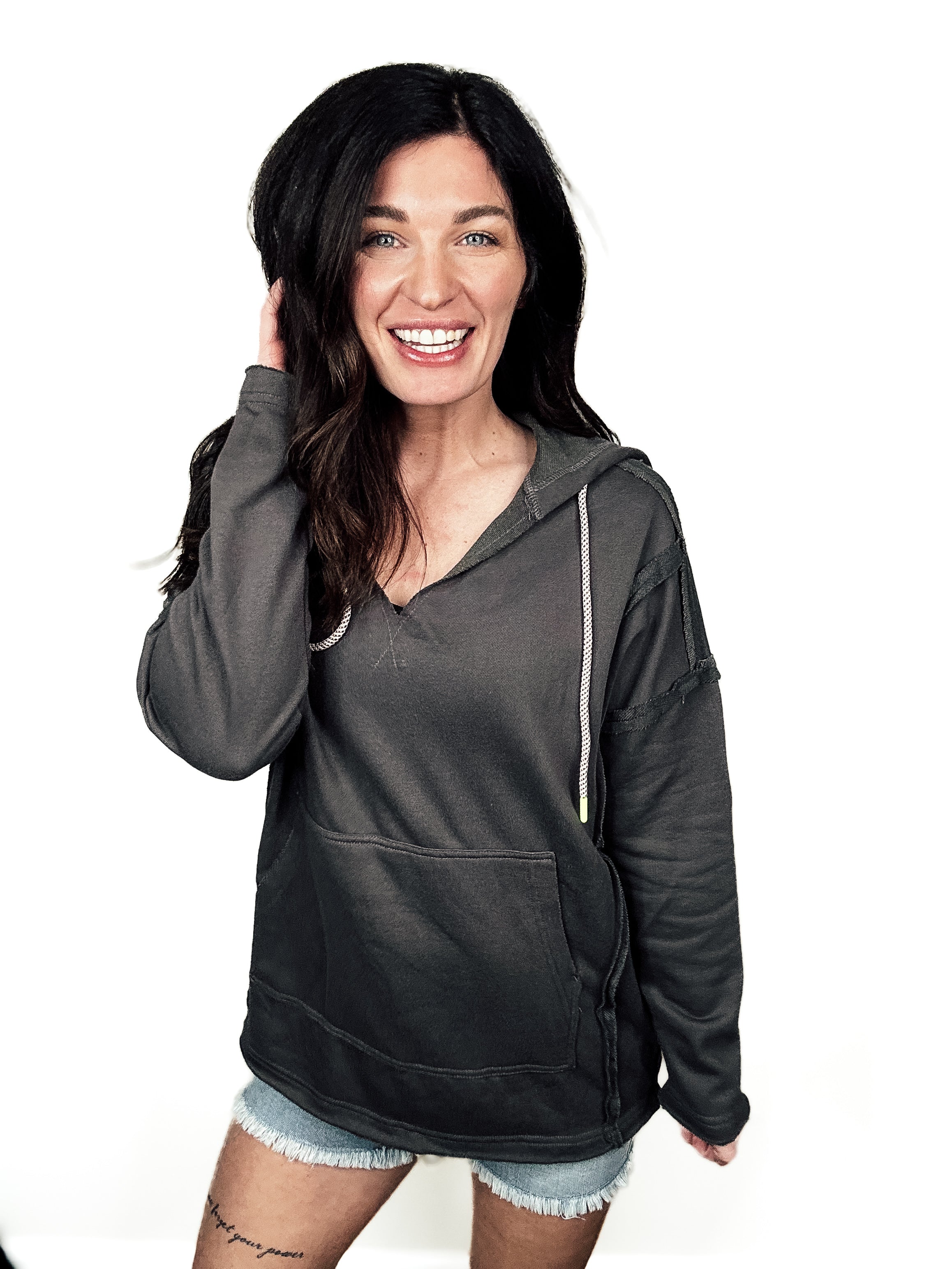 Offbeat Edge Distressed Hoodie - PREORDER
