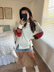 Plaid Pop Pullover PREORDER