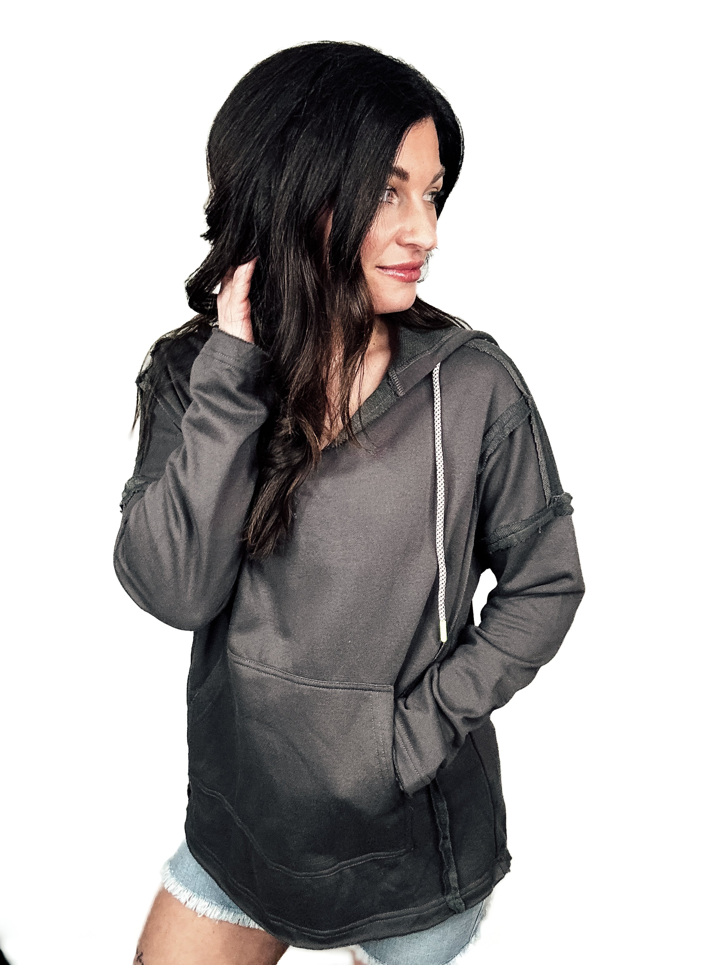 Offbeat Edge Distressed Hoodie - PREORDER