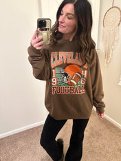 Cleveland Football Retro | Build Your Own T-Shirt/Crewneck
