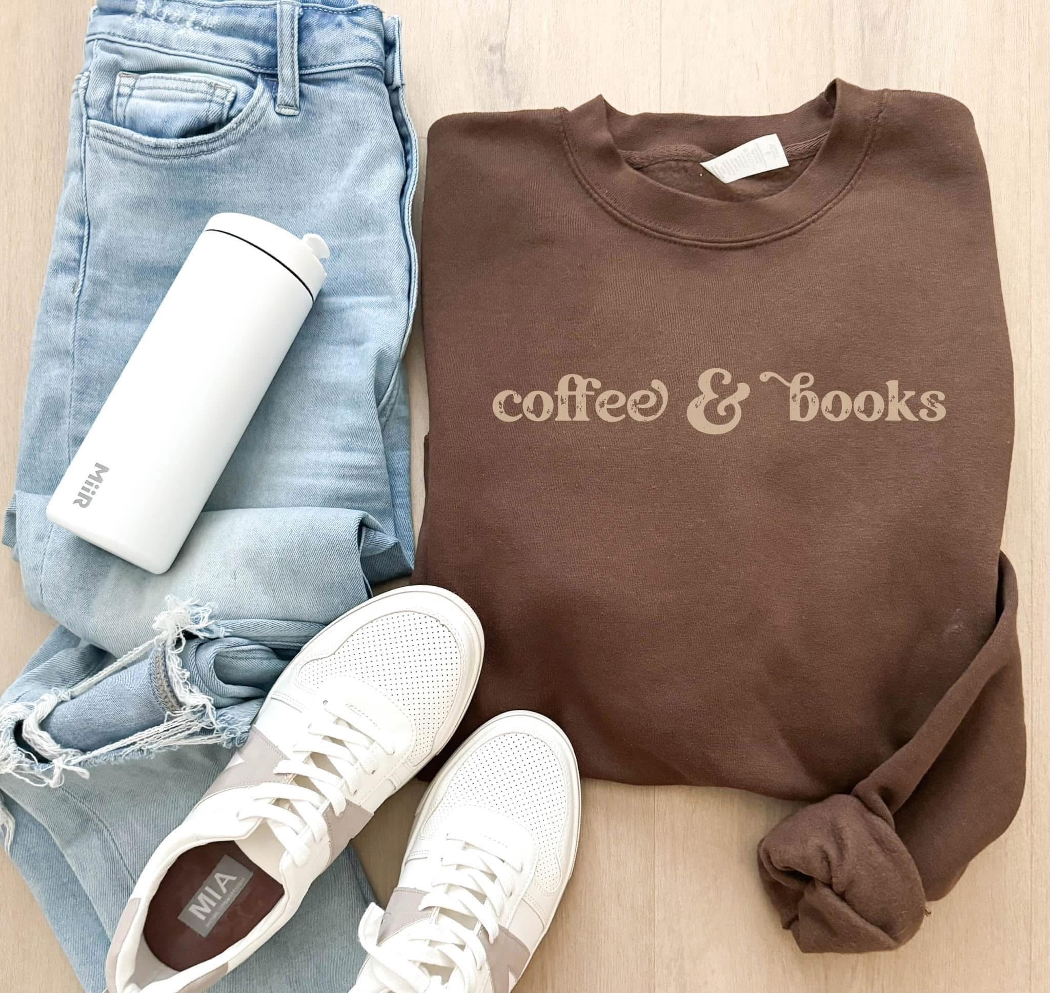 Coffee & Books Tee/Crewneck