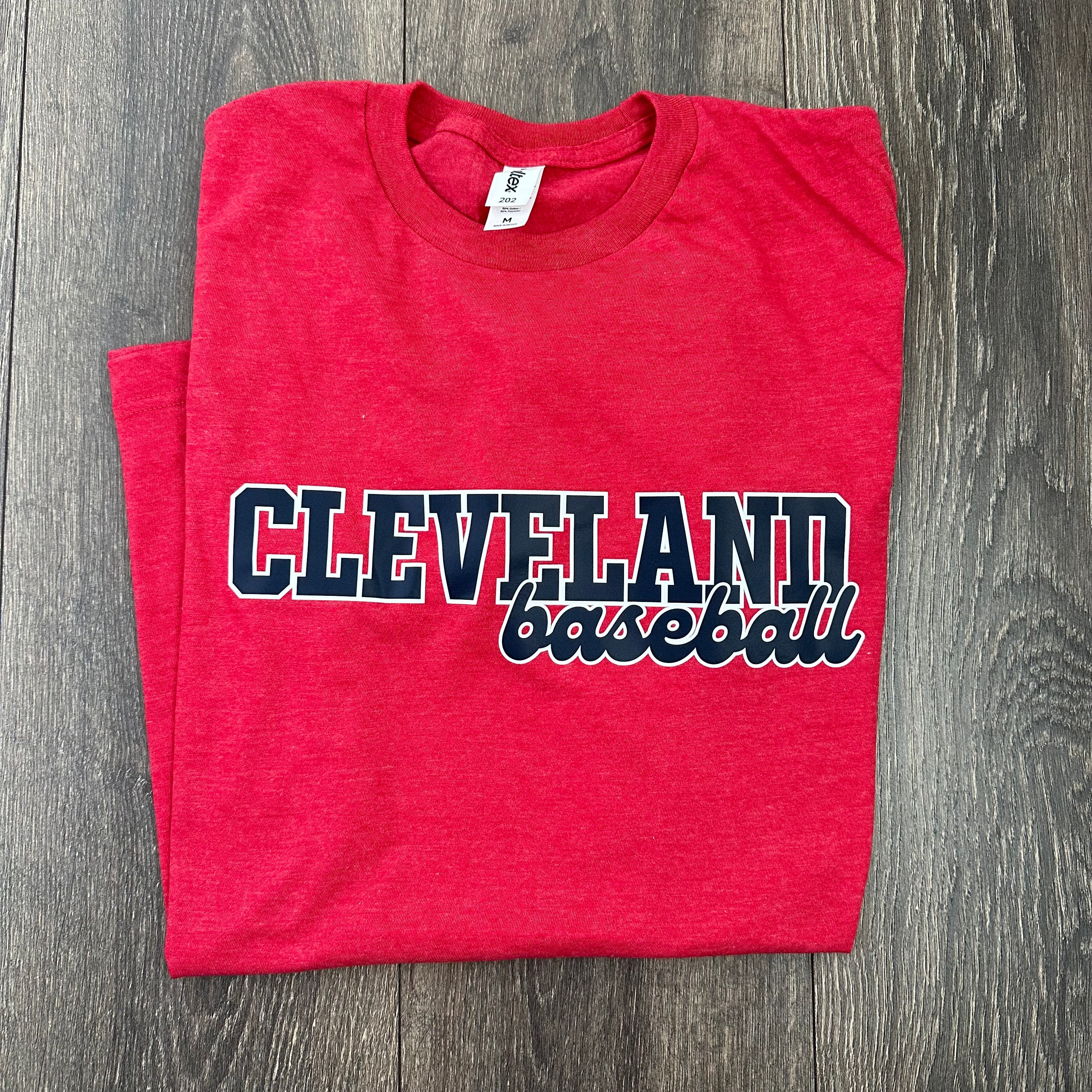 Cleveland Baseball Script Graphic Preorder