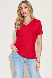 V-Neck High-Low T-Shirt - PREORDER