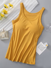 S-XL Tank with Built-In Bra - PREORDER