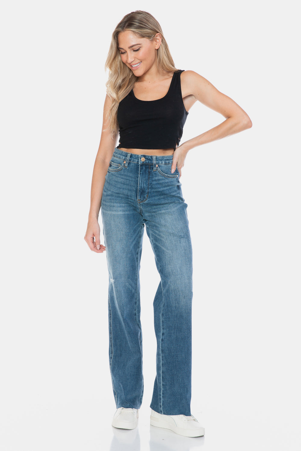 Judy Blue Tummy Control Straight Jeans