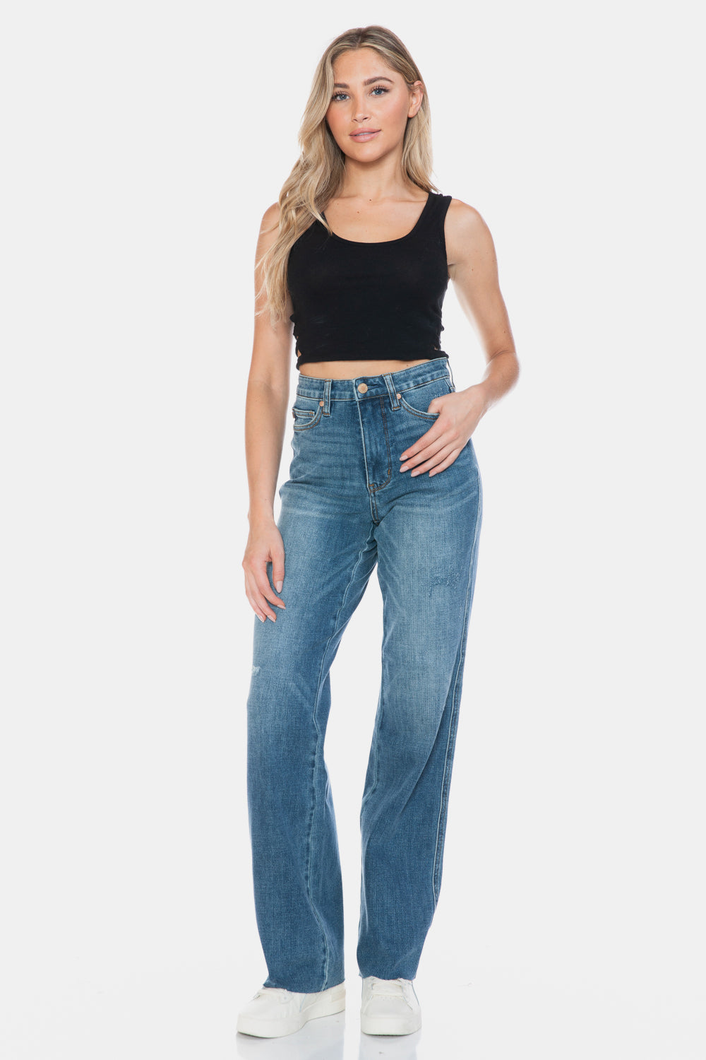 Judy Blue Tummy Control Straight Jeans
