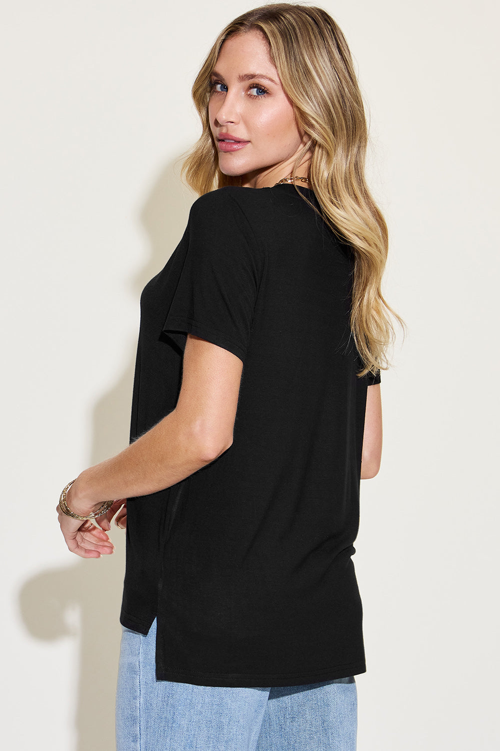 V-Neck High-Low T-Shirt - PREORDER