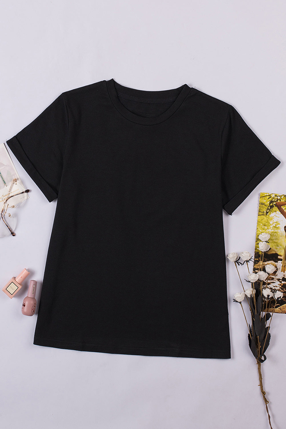Easy Mode Basic Cuffed Tee - PREORDER
