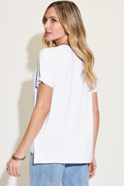 V-Neck High-Low T-Shirt - PREORDER